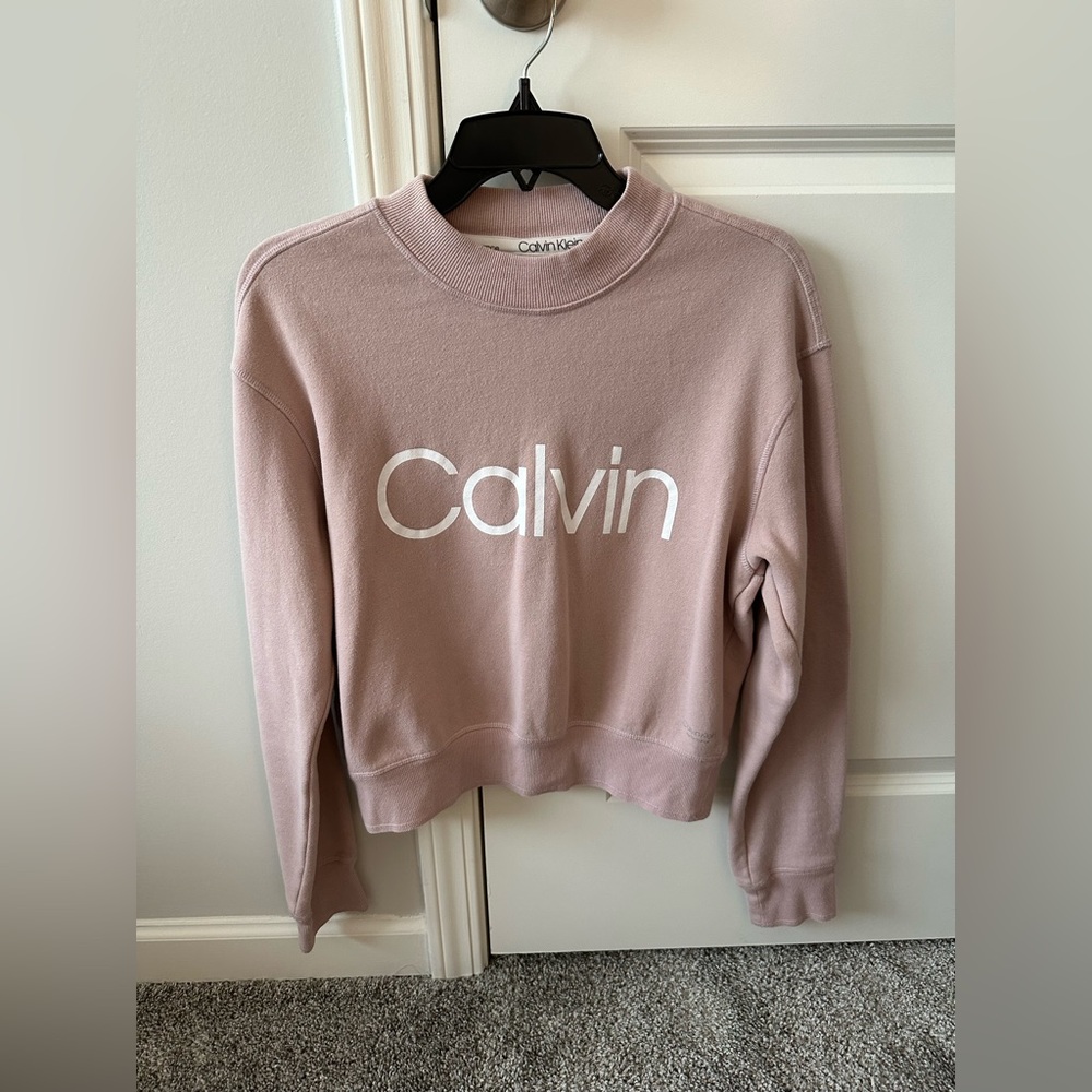 Calvin Klein Pink Crew Neck Sweatshirt